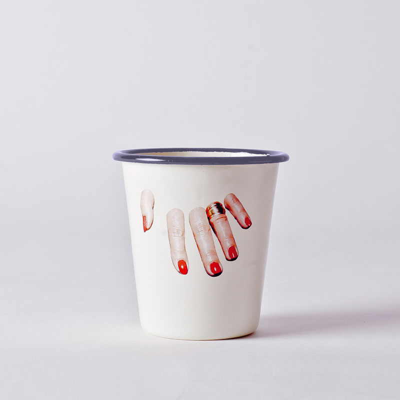 Set 6 bicchieri metallo smaltato - Toiletpaper - Seletti - immagine 6