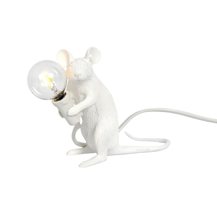 lampada mouse seduto mac