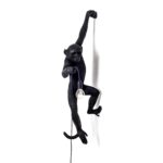 Monkey Lamp Black appesa sinistra - Seletti