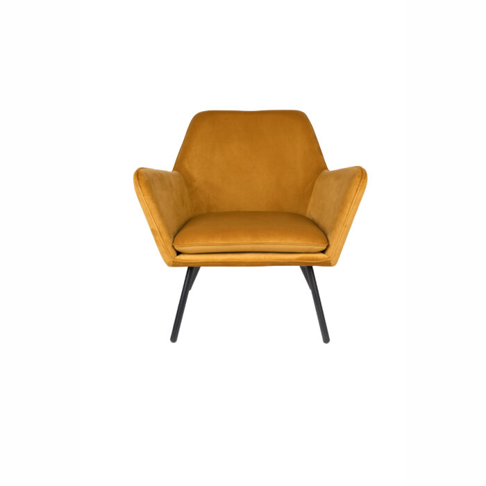BON VELVET, Lounge chair - White Label Living