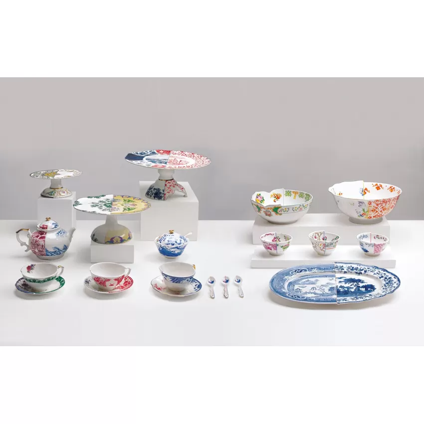 Djenne - tazza da caffè con piattino in porcellana - Hybrid - Seletti - immagine 3
