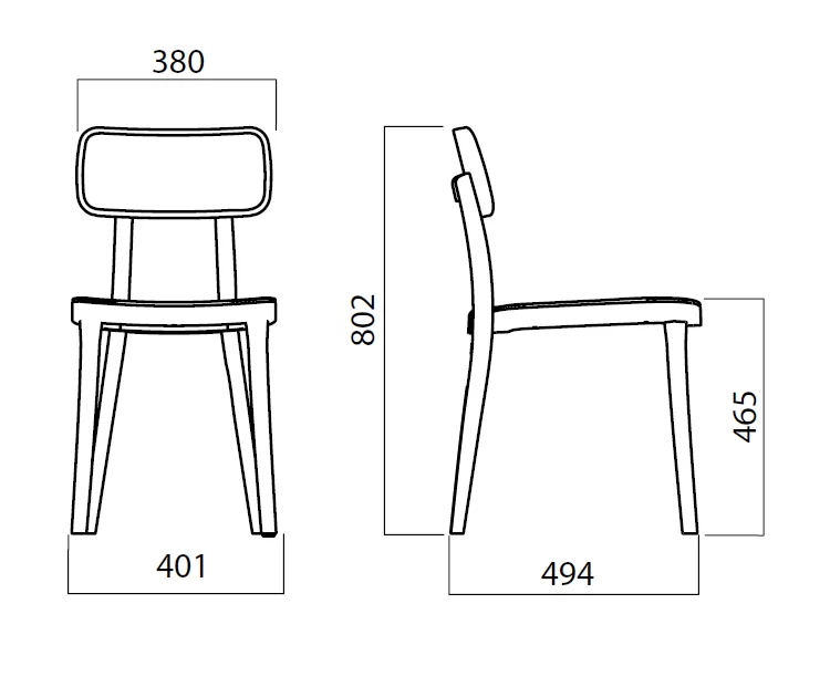 Porta Venezia (2pz) - sedia - Infiniti - immagine 12
