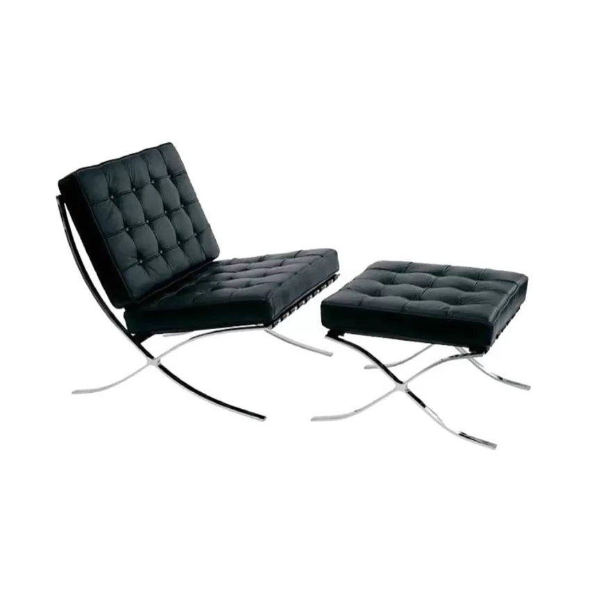 Barcelona pouff - Mies Van der Rohe, 1929 - Riedizione - immagine 2