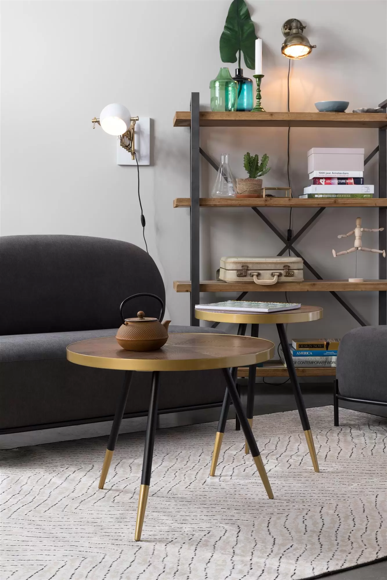 Denise - Side Table - White Label Living - immagine 2
