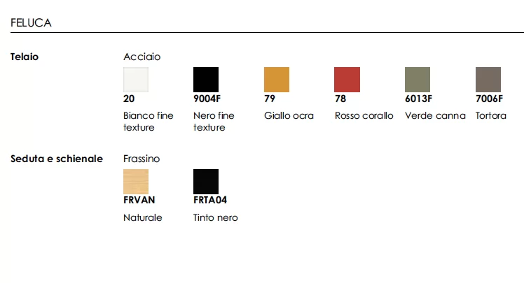 Feluca (2pz) - Sedia - Infiniti - immagine 10