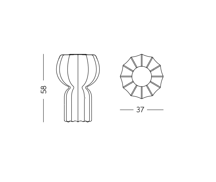 Pupa - lampada da tavolo - Slide - immagine 5